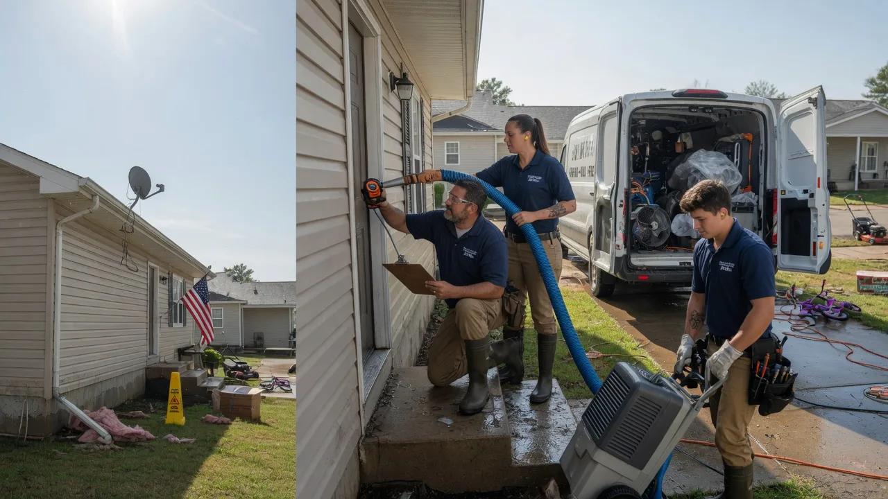 Ceiling Water Damage Restoration in Edmond, WV near me
